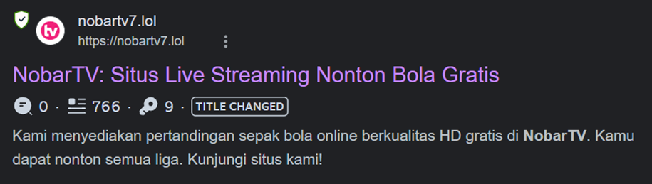 Cara menonton sepak bola di Nobartv