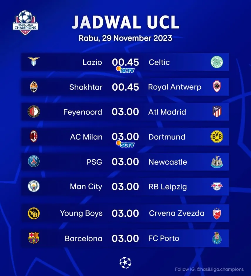 Jadwal Liga Champions Asia 2023