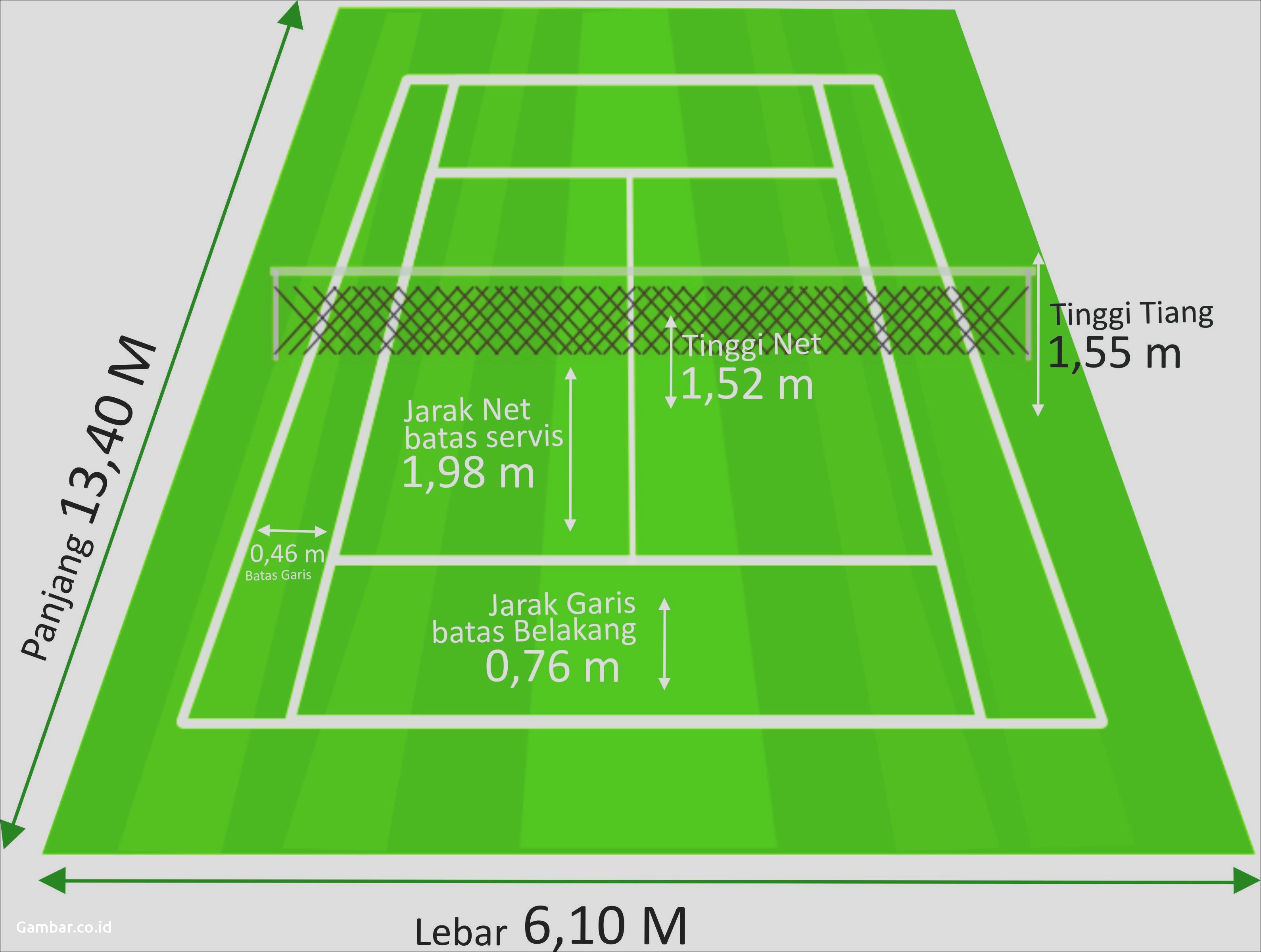 Berapa Luas Lapangan Bola Voli